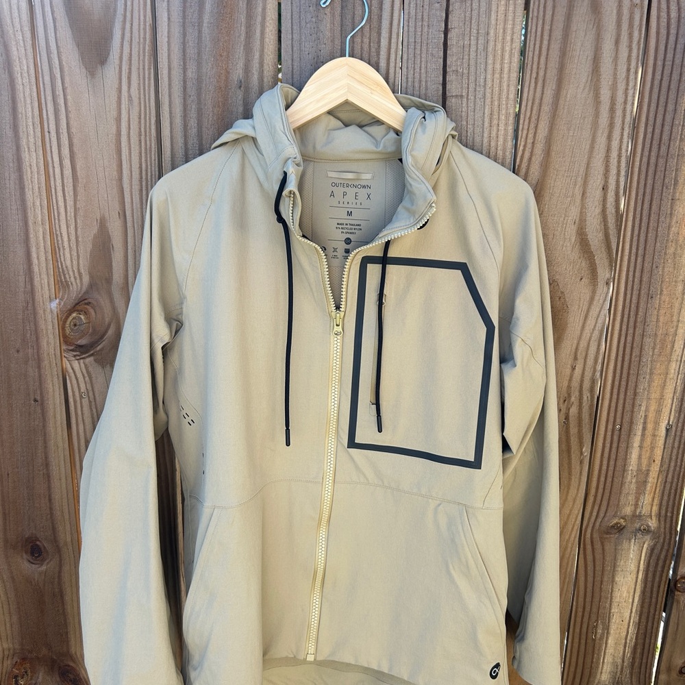 Outerknown Men's Beige Performance Jacket With Zi… - image 1